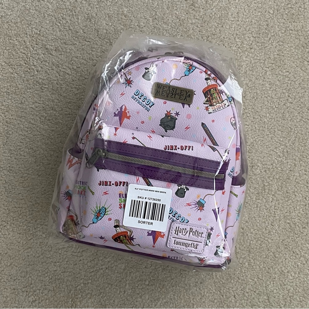 Loungefly Harry Potter Weasleys’ Wizard Wheezes Mini Backpack - Picture 16 of 16